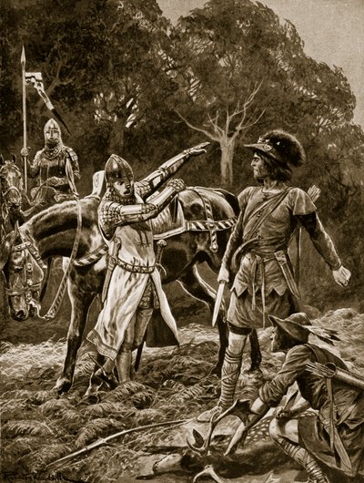William Receives News of the Rising of the North, illustration from 